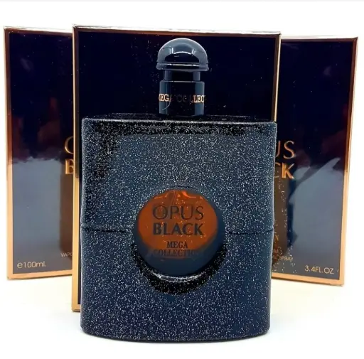 Ard Al Zaafaran Mega Collection Opus Black Eau De Parfum Spray  3.4 Ounce (Unisex)