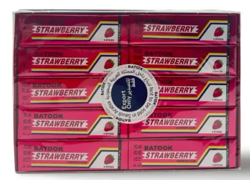 Batook strawberry chewing gum (20pcs)