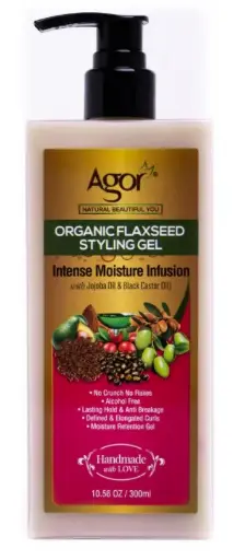 Agor Organic Flaxseed Styling Gel (300ml)